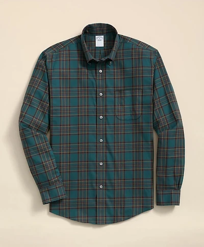 Stretch Supima<sup>®</sup> Cotton Non-Iron Twill Polo Button Down