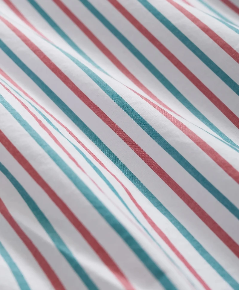 Friday Shirt, Poplin Holiday Stripe