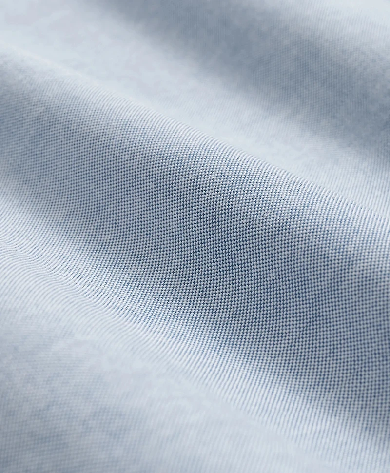 Stretch Non-Iron Oxford Button-Down Collar, Short Sleeve Shirt