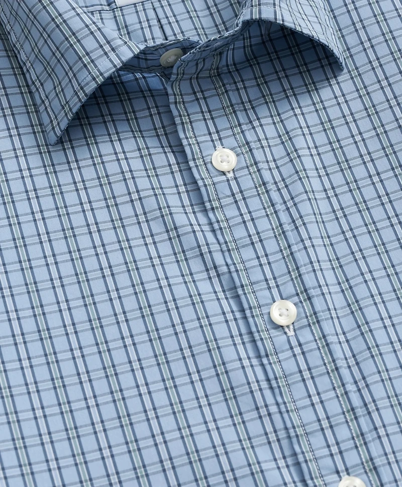 Performance Series Stretch Spread Collar, Check Sport Shirt