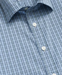 Performance Series Stretch Spread Collar, Check Sport Shirt