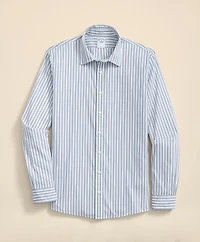 Performance Series Stretch Spread Collar, Striped Sport Shirt