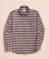 Portuguese Flannel Polo Button Down Collar, Multi-Check Shirt