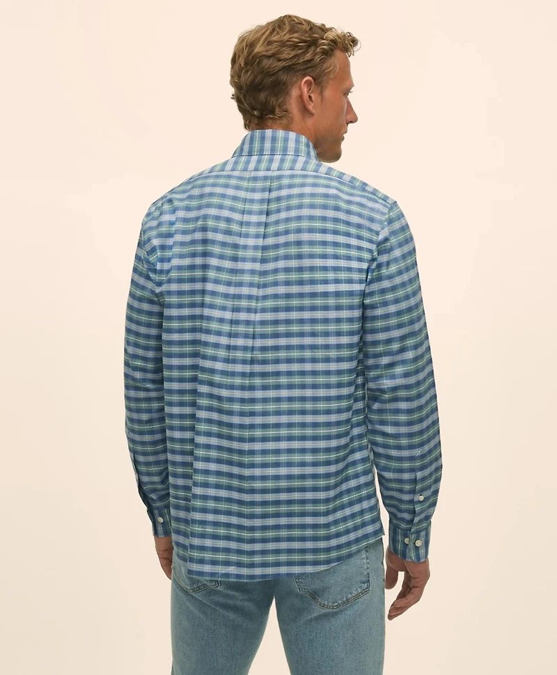 Stretch Non-Iron Oxford Button-Down Collar