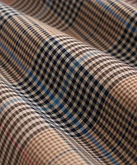 Stretch Supima<sup>®</sup> Cotton Non-Iron Twill Polo Button Down, Glen Plaid Sport Shirt