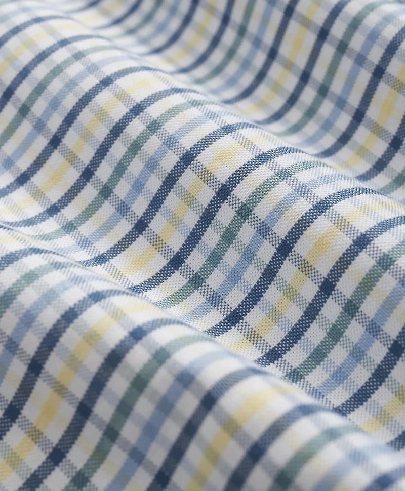 Stretch Non-Iron Oxford Button-Down Collar, Tattersall Sport Shirt