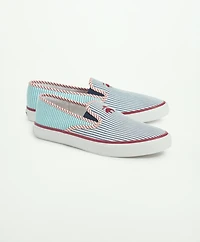 Sperry x Brooks Brothers "Seersucker" Slip On