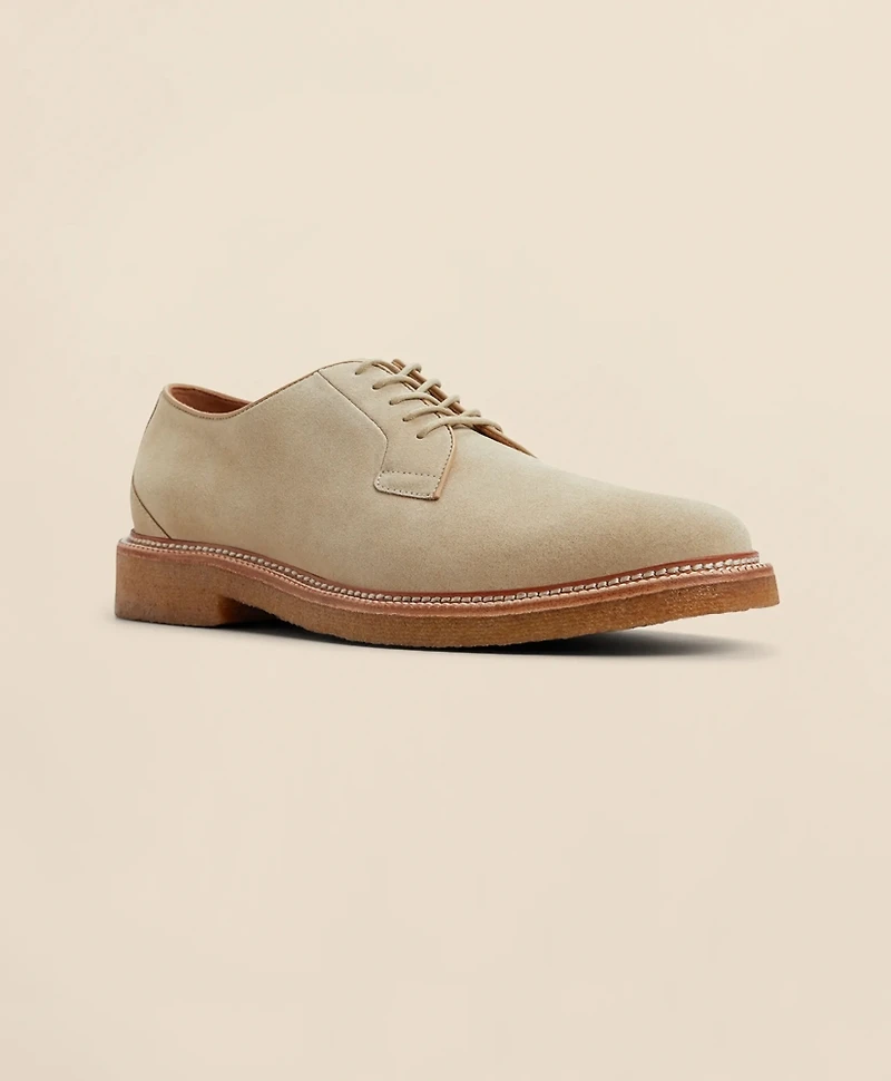 Suede Blucher Dress Shoes
