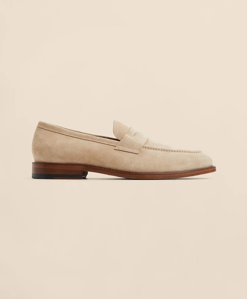 Suede Penny Loafers