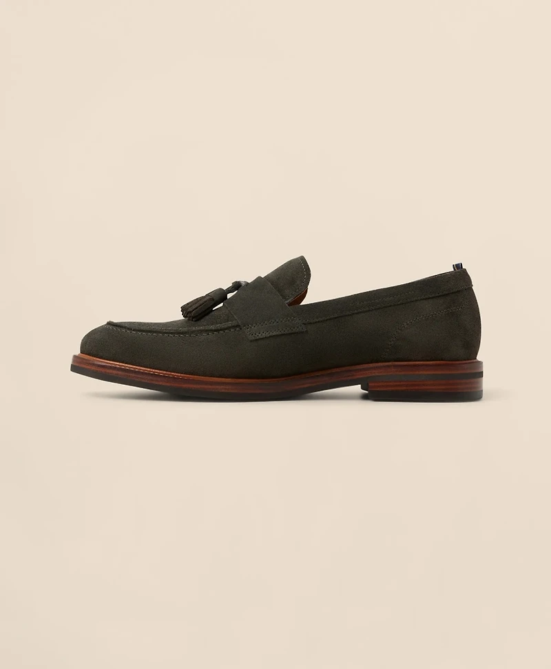 Suede Tassel Loafers