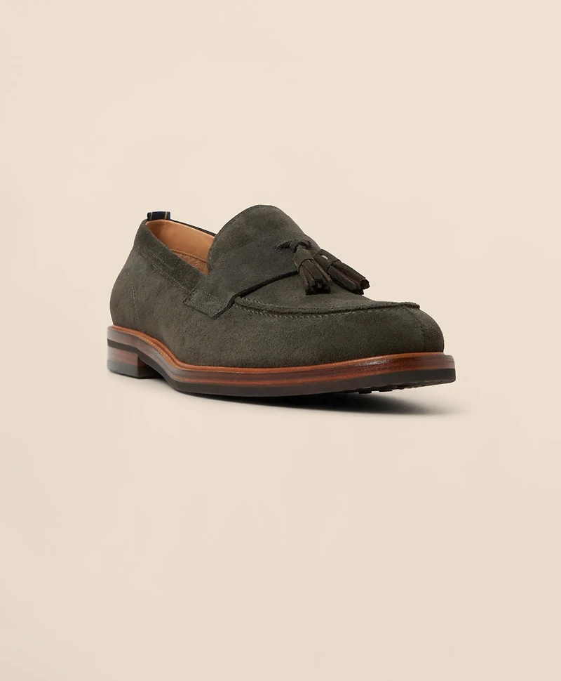 Suede Tassel Loafers