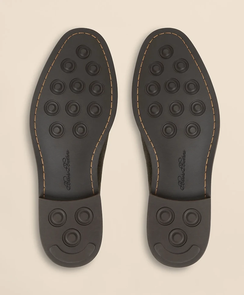 Suede Tassel Loafers