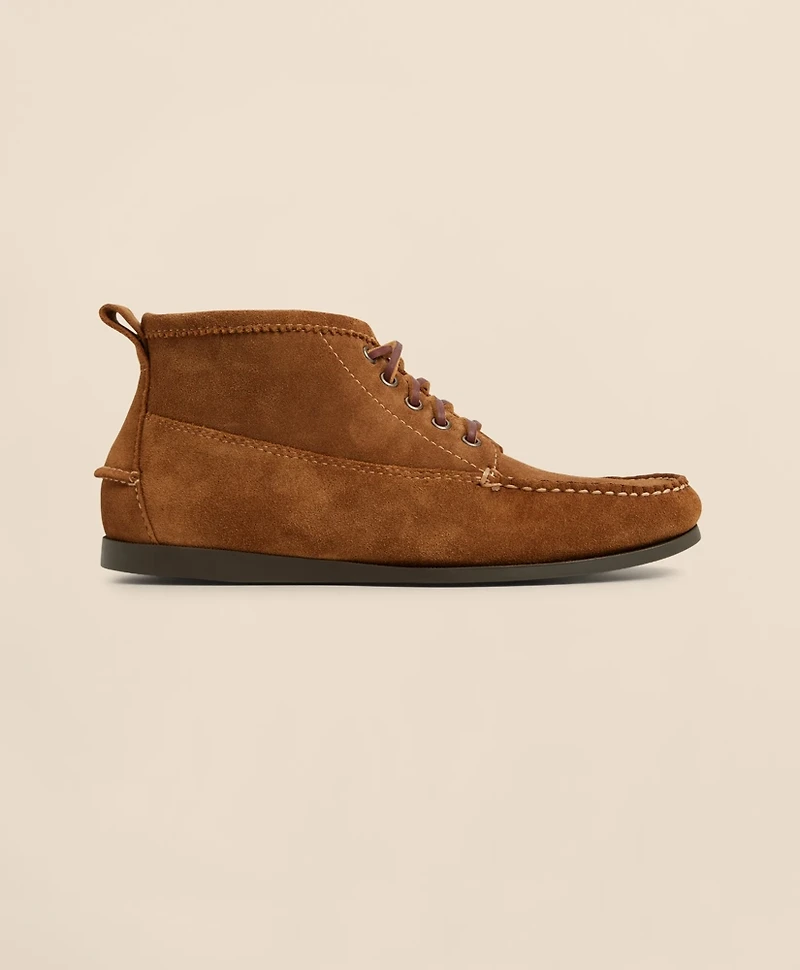 Leather Lace-Up Chukka Boots