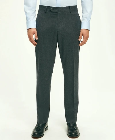 Classic Fit Wool Flannel Dress Pants