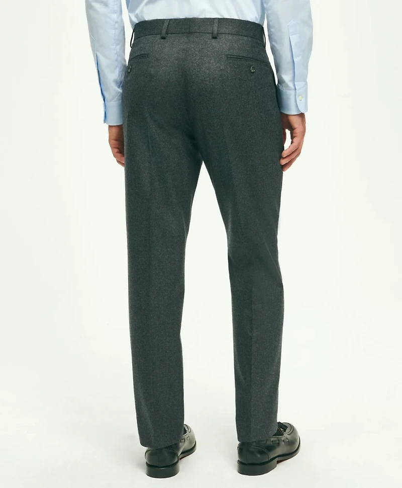 Classic Fit Wool Flannel Dress Pants