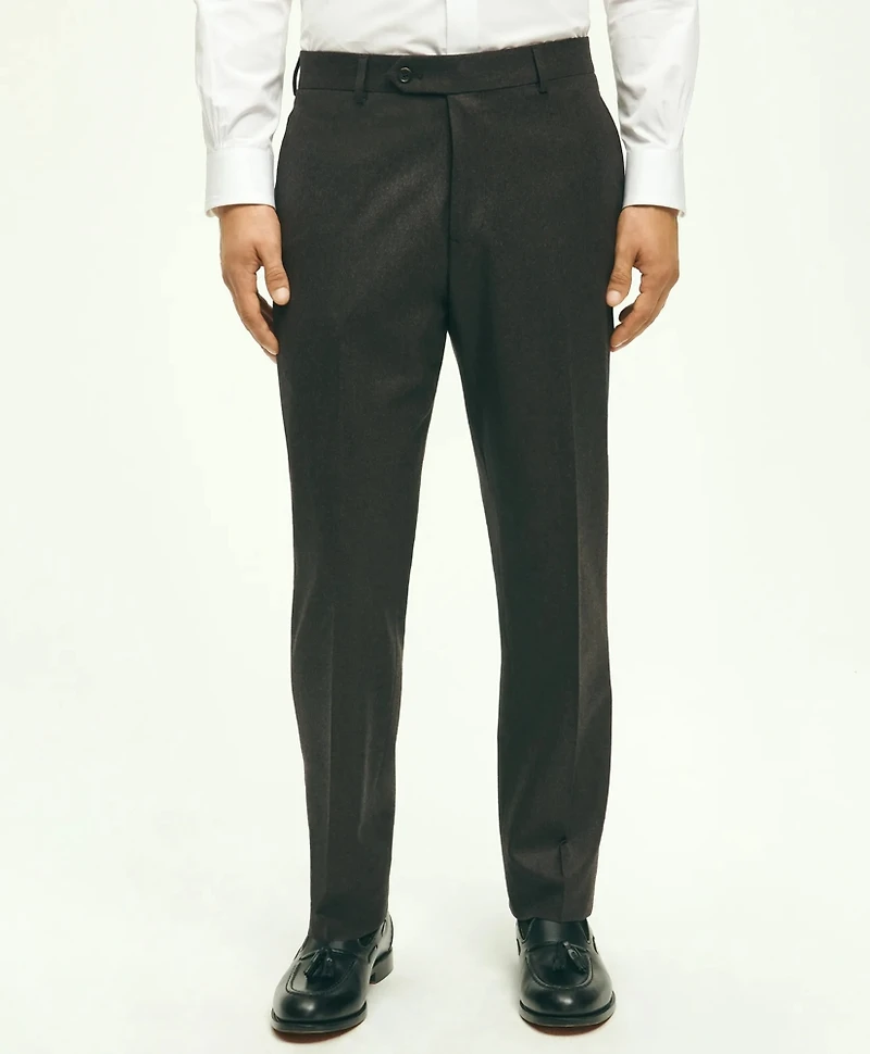 Classic Fit Wool Flannel Dress Pants