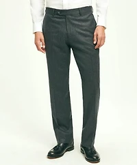 Traditional Fit Wool Flannel Dress Pants