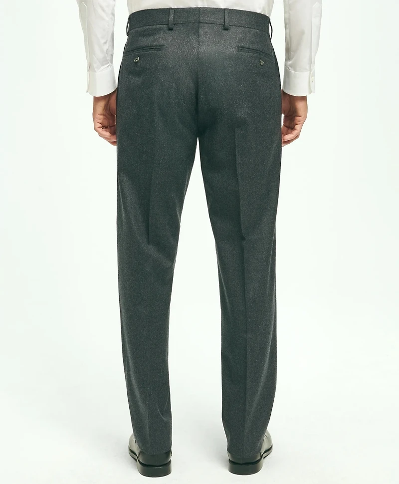 Traditional Fit Wool Flannel Dress Pants