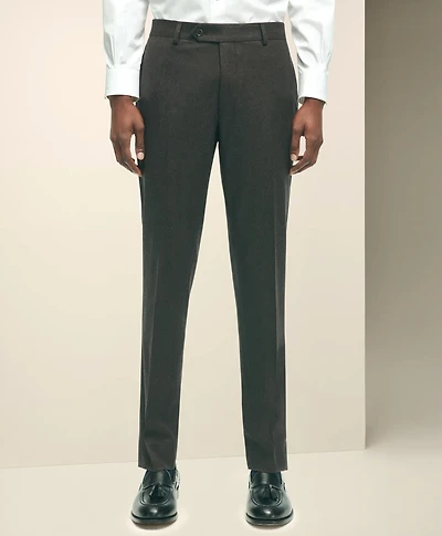 Slim Fit Wool Flannel Dress Pants
