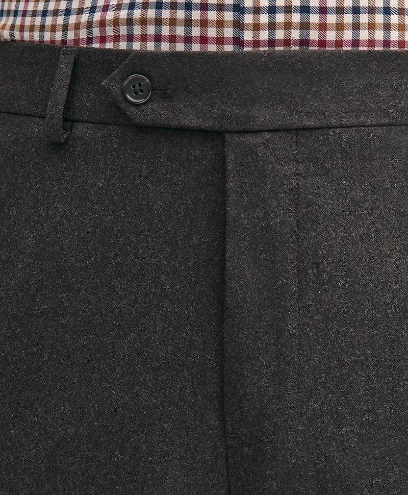 Slim Fit Wool Flannel Dress Pants