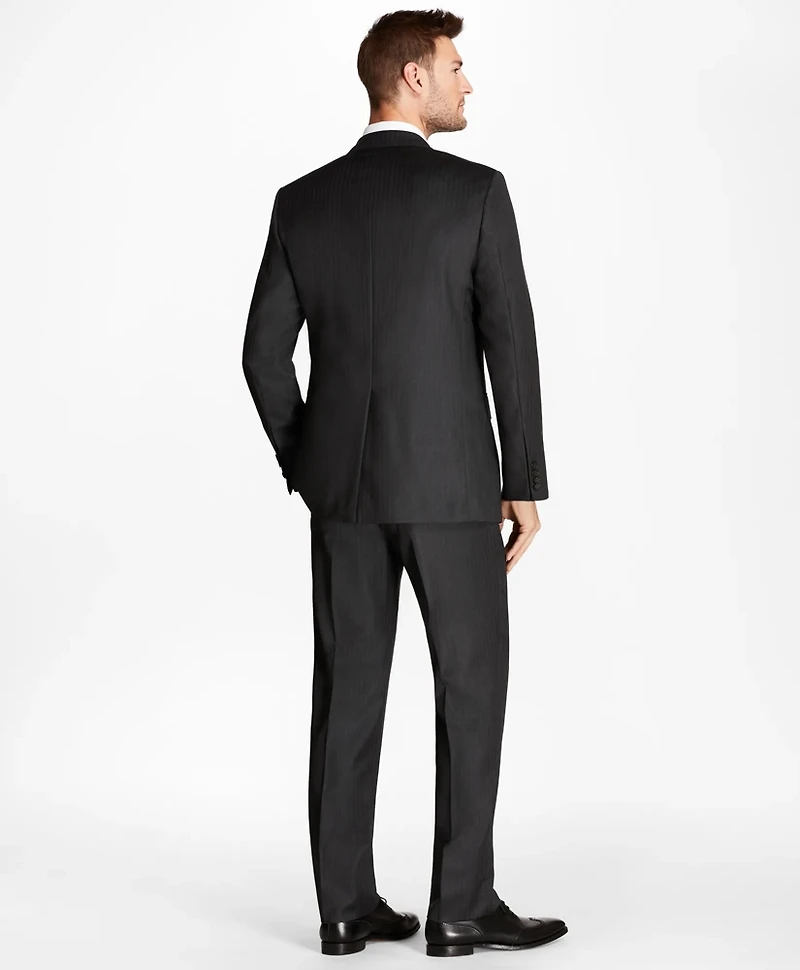Classic Fit Grey Herringbone 1818 Suit
