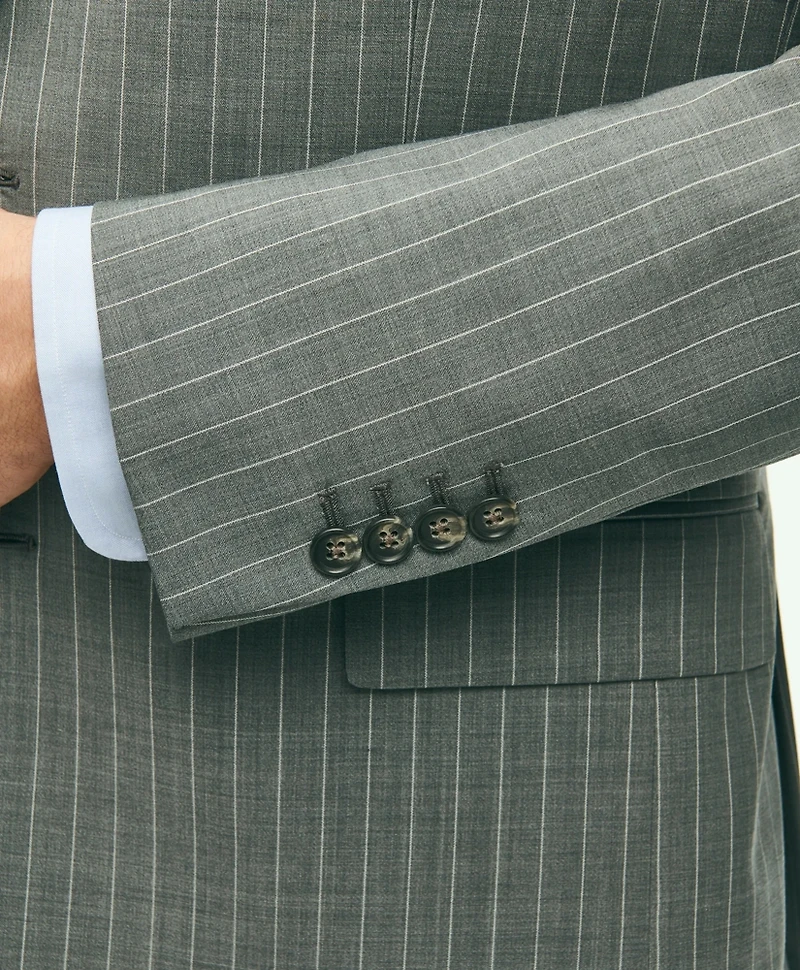 Regent Fit Wool Pinstripe 1818 Suit