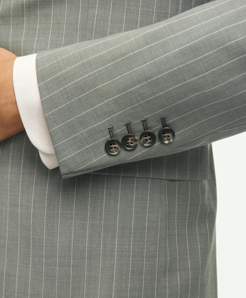 Milano Fit Wool Pinstripe 1818 Suit