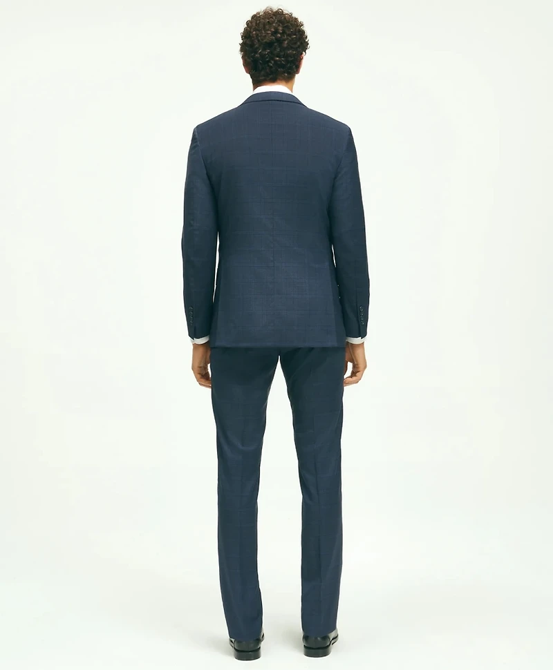 Classic Fit Wool Checked 1818 Suit