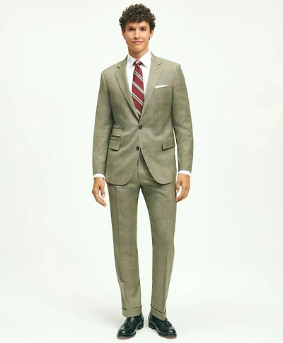 Classic Fit Stretch Wool Windowpane 1818 Suit