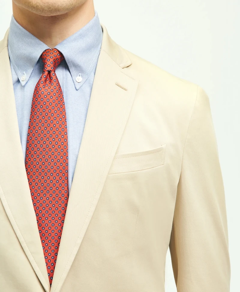 Classic Fit Cotton Stretch Suit Jacket