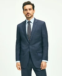 Traditional Fit Wool Checked 1818 Suit
