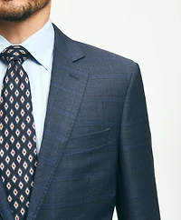 Traditional Fit Wool Checked 1818 Suit