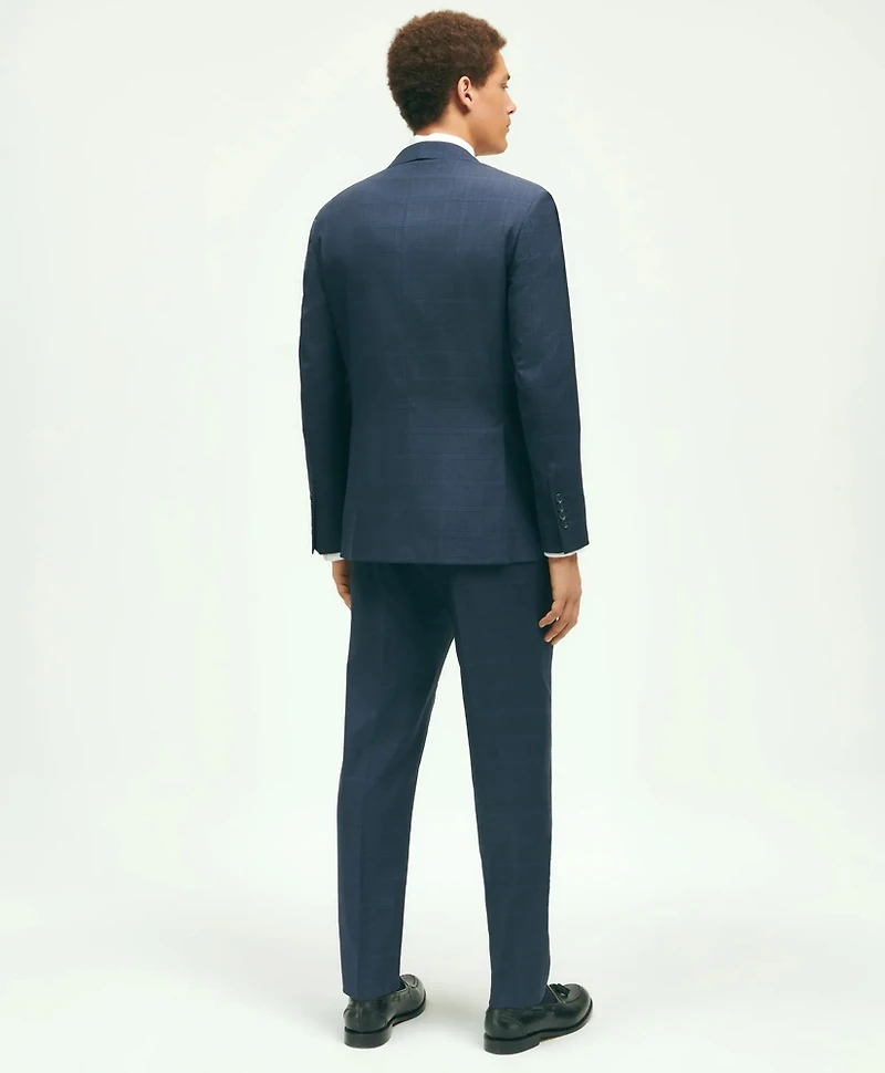 Slim Fit Wool Checked 1818 Suit