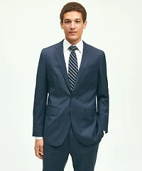 Slim Fit Wool Checked 1818 Suit