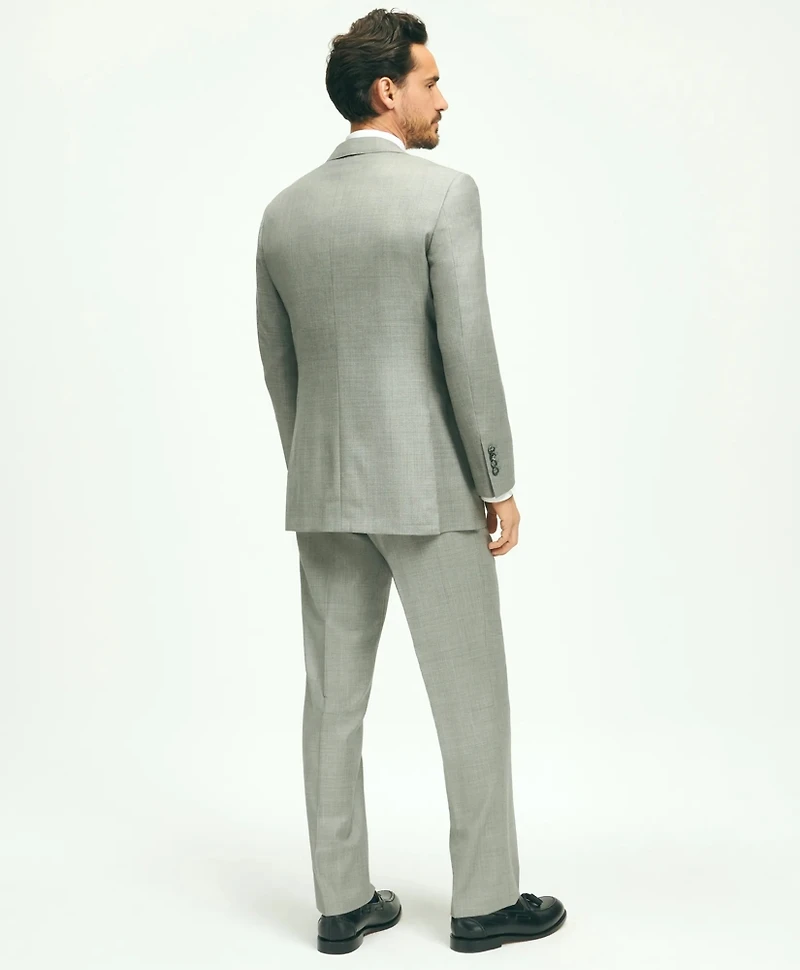 Traditional Fit  Wool Sharkskin 1818 Suit