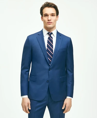 Classic Fit Wool Sharkskin 1818 Suit