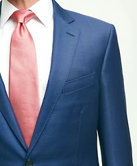 Traditional Fit Wool Sharkskin 1818 Suit
