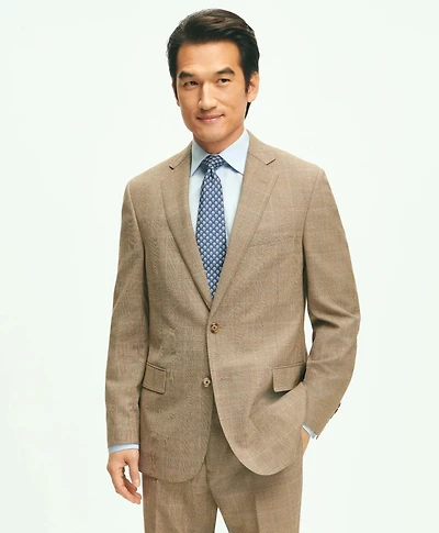Classic Fit Wool Checked 1818 Suit