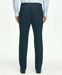 Brooks Brothers Explorer Collection Classic Fit Wool Checked Suit Pants