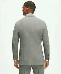 Brooks Brothers Explorer Collection Classic Fit Wool Pinstripe Suit Jacket