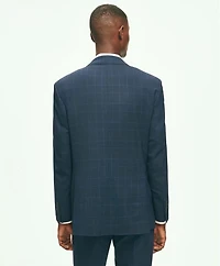 Brooks Brothers Explorer Collection Slim Fit Wool Checked Suit Jacket