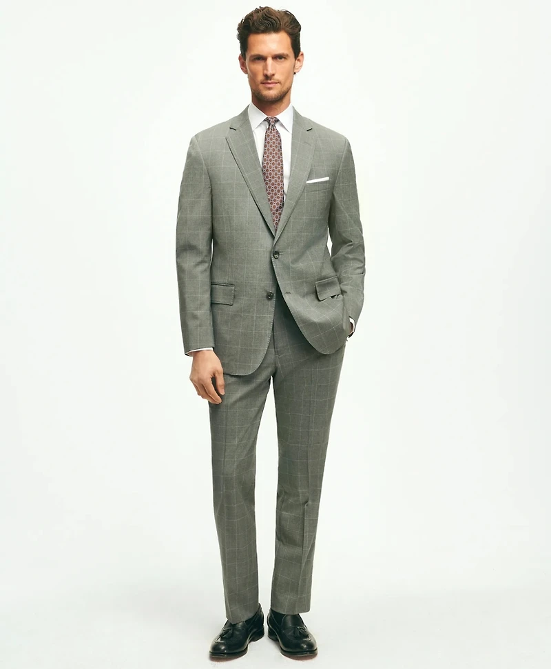 Classic Fit Windowpane 1818 Suit
