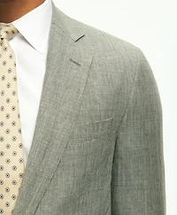 Classic Fit 1818 Houndstooth Suit Linen-Wool Blend