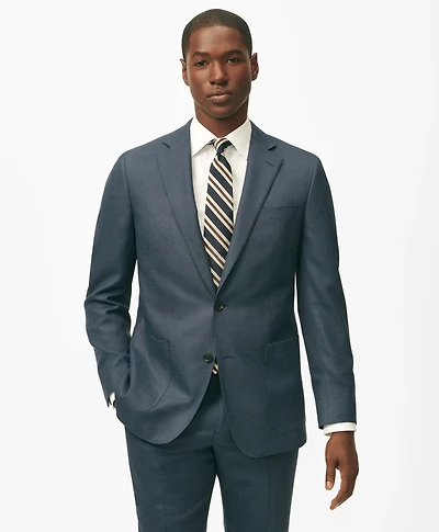Brooks Brothers Explorer Collection Classic Fit Wool Nailhead Suit Jacket