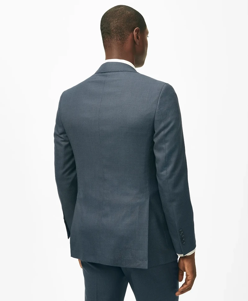Brooks Brothers Explorer Collection Classic Fit Wool Nailhead Suit Jacket