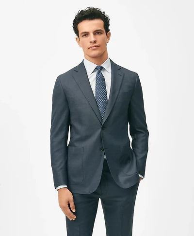 Brooks Brothers Explorer Collection Slim Fit Wool Nailhead Suit Jacket