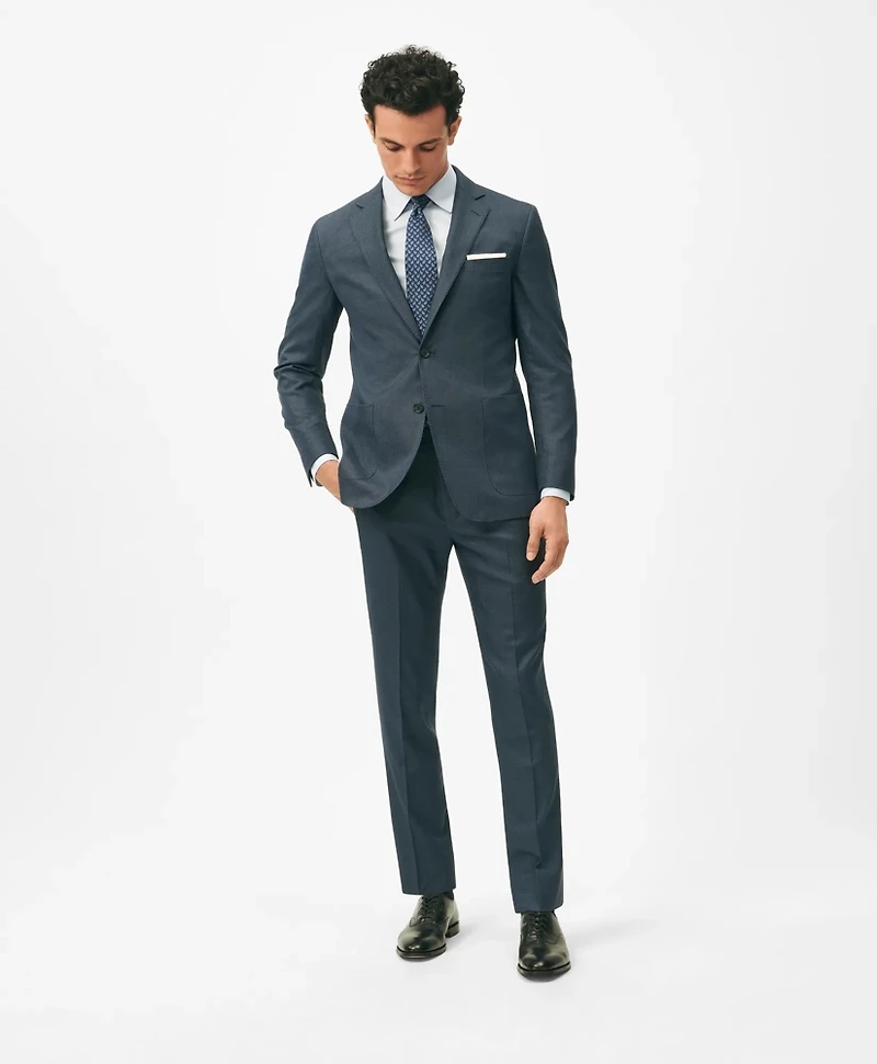 Brooks Brothers Explorer Collection Slim Fit Wool Nailhead Suit Jacket