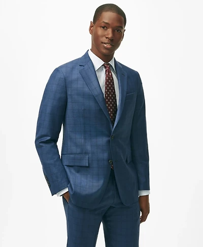 American-Made Classic Fit Multi-Checked 1818 Suit