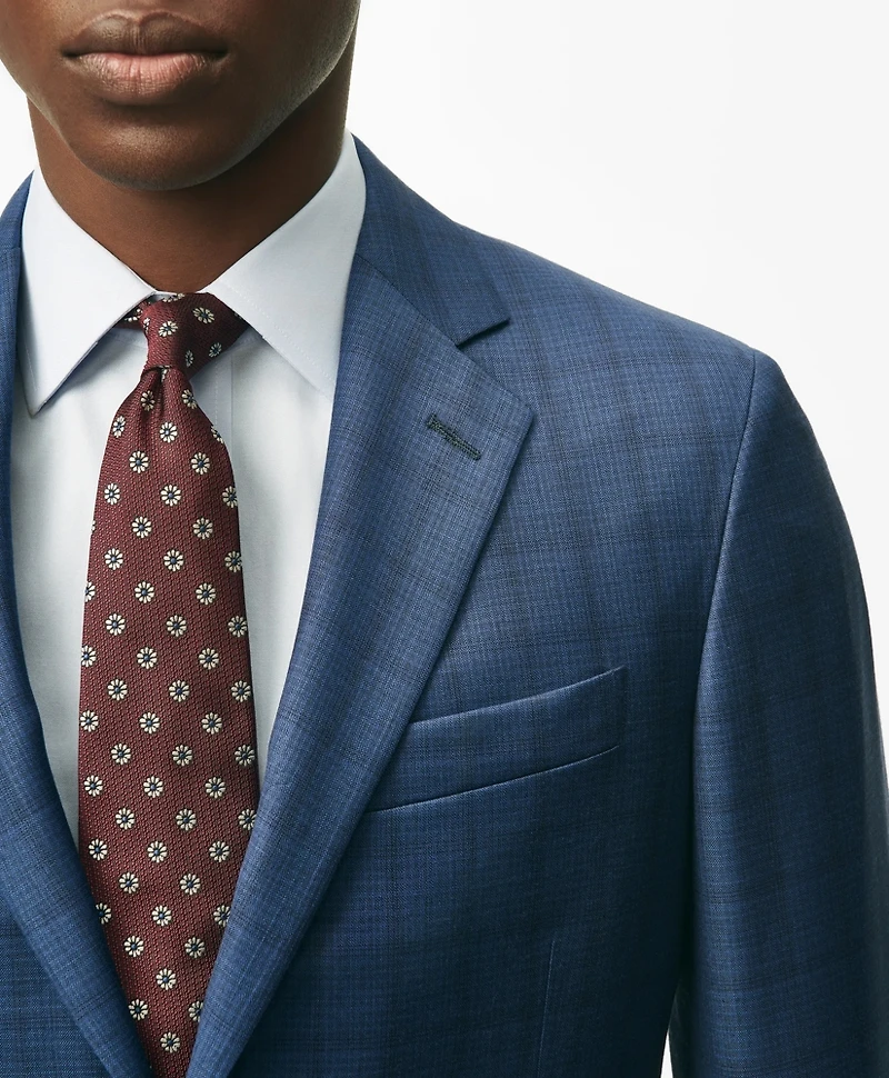 American-Made Classic Fit Multi-Checked 1818 Suit