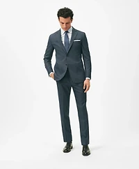 Brooks Brothers Explorer Collection Slim Fit Wool Nailhead Suit Pants